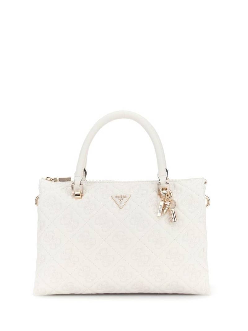 GUESS - Businesstasche Adelasia Multi Comp Satchel Off White Weiß von GUESS