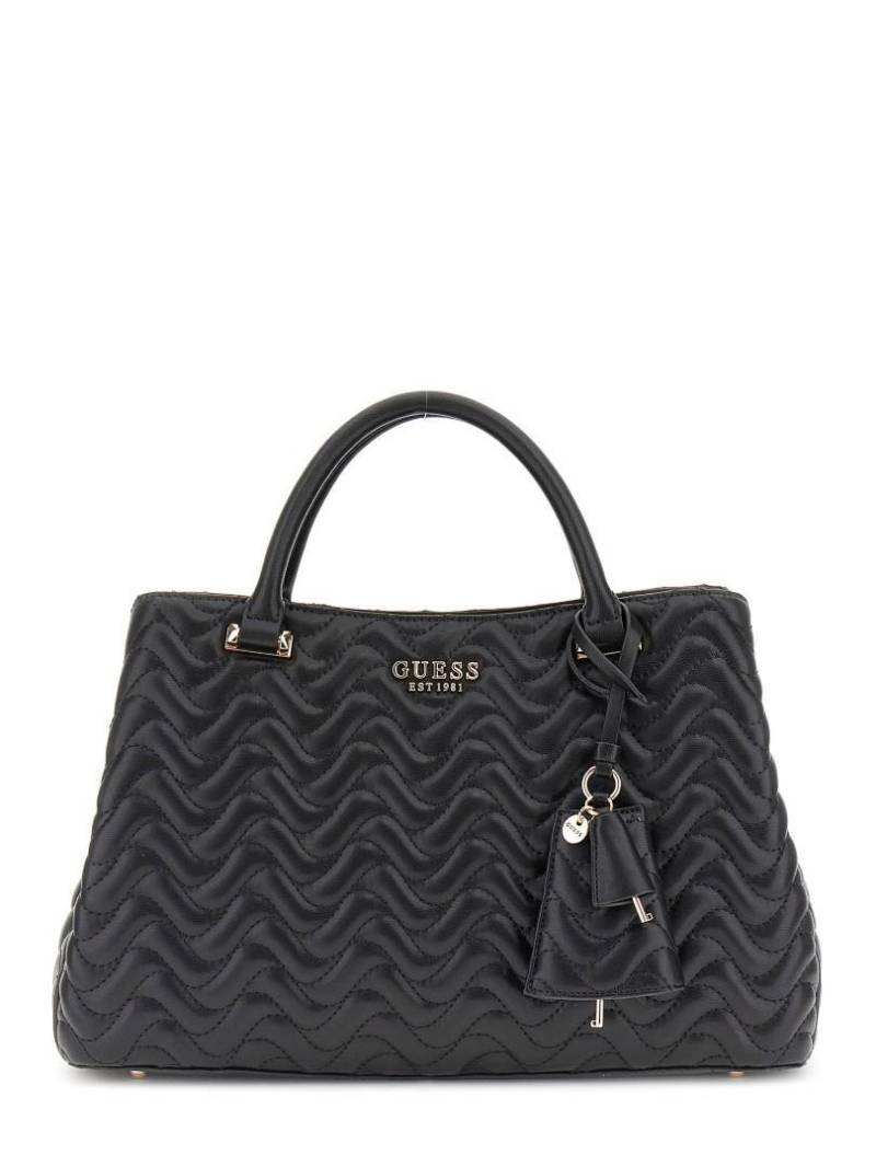 GUESS - Businesstasche Melisandra Lrg Tri Comp Stchl Black Schwarz von GUESS