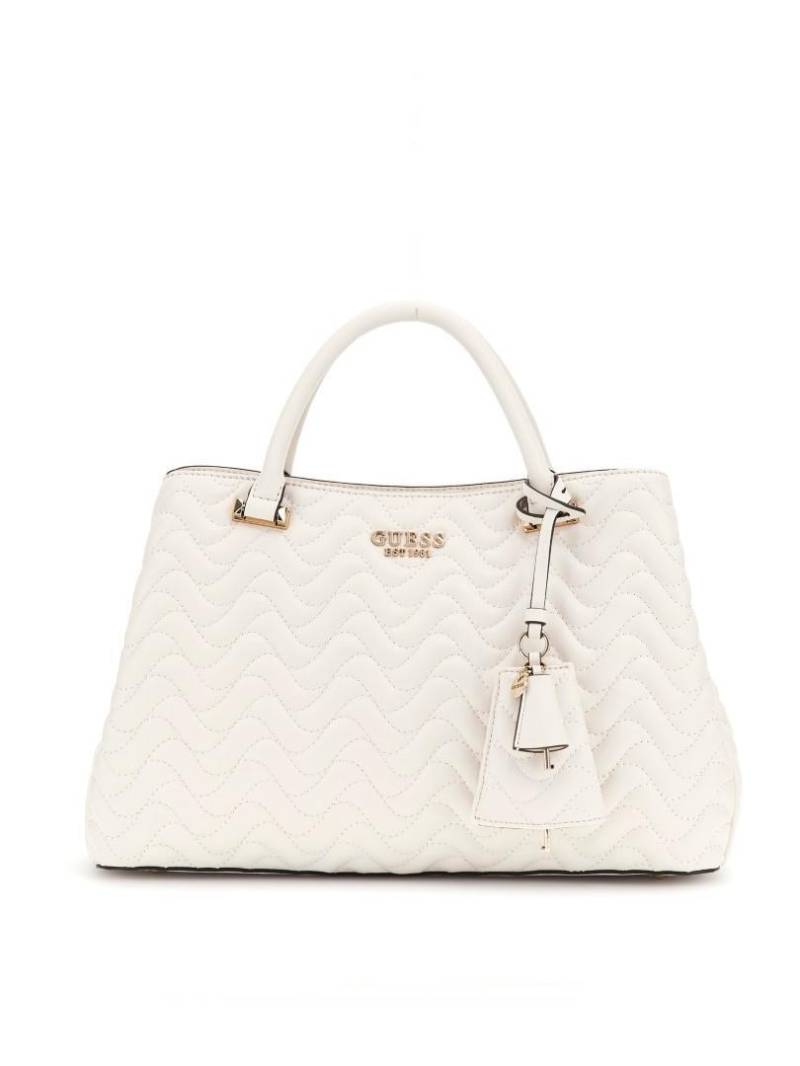 GUESS - Businesstasche Melisandra Lrg Tri Comp Stchl Shell Sand von GUESS