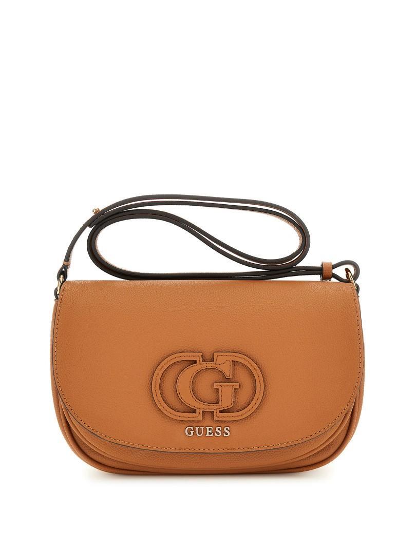 GUESS - CALEBRA CONVERTIBLE XBODY FLAP cog / cognac von GUESS