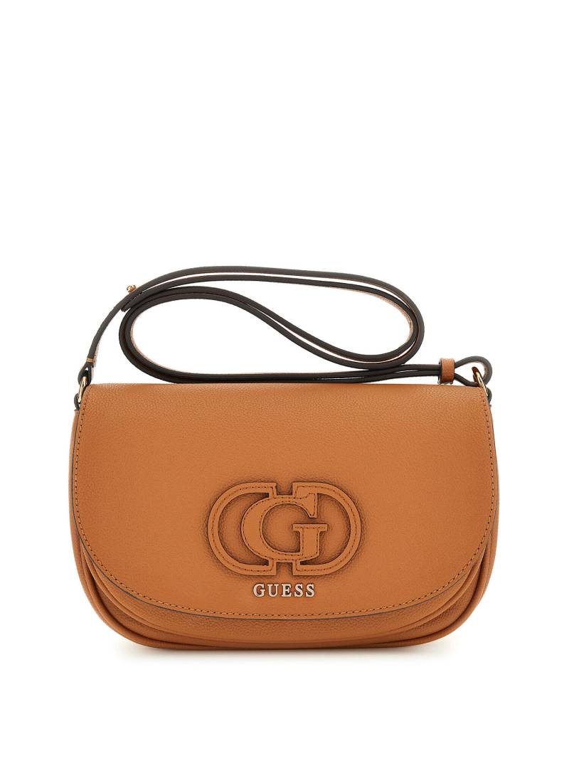 GUESS - CALEBRA CONVERTIBLE XBODY FLAP cog / cognac von GUESS