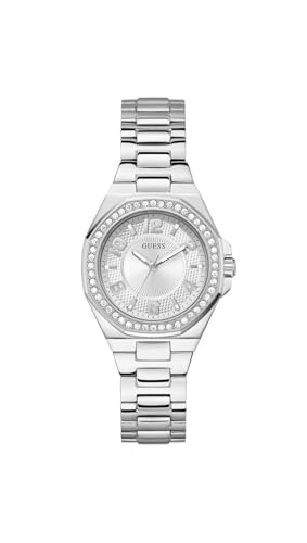GUESS CONTESSA Damenuhr GW0877L1 Silber, Silberfarben, Modern von GUESS