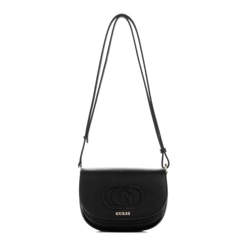 GUESS Calebra Mini Convertible Xbody Flap Bag Black von GUESS