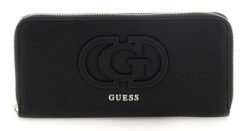 GUESS Calebra SLG Large Zip Around Wallet L Black von GUESS