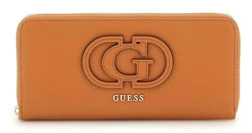 GUESS Calebra SLG Large Zip Around Wallet L Cognac von GUESS