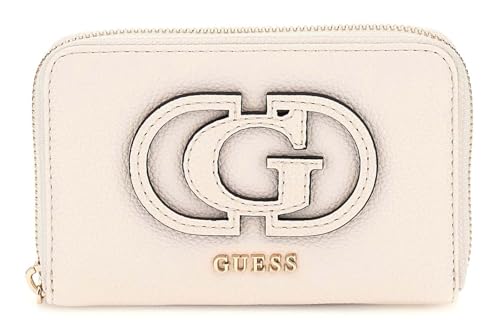 GUESS Calebra SLG Medium Zip Around Wallet M Cream White von GUESS