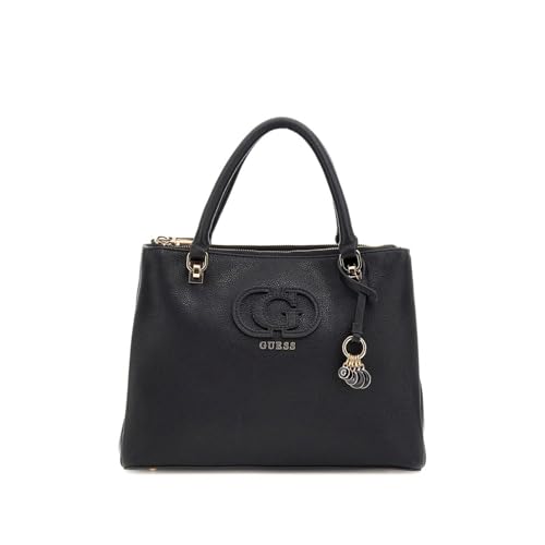 GUESS Calebra Hobo Status Satchel Bag Black von GUESS