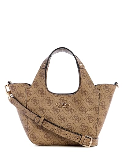 GUESS Calista 2 in 1 Mini Tote Latte Logo GUESS Calista 2 in 1 Mini Tote Latte Logo von GUESS