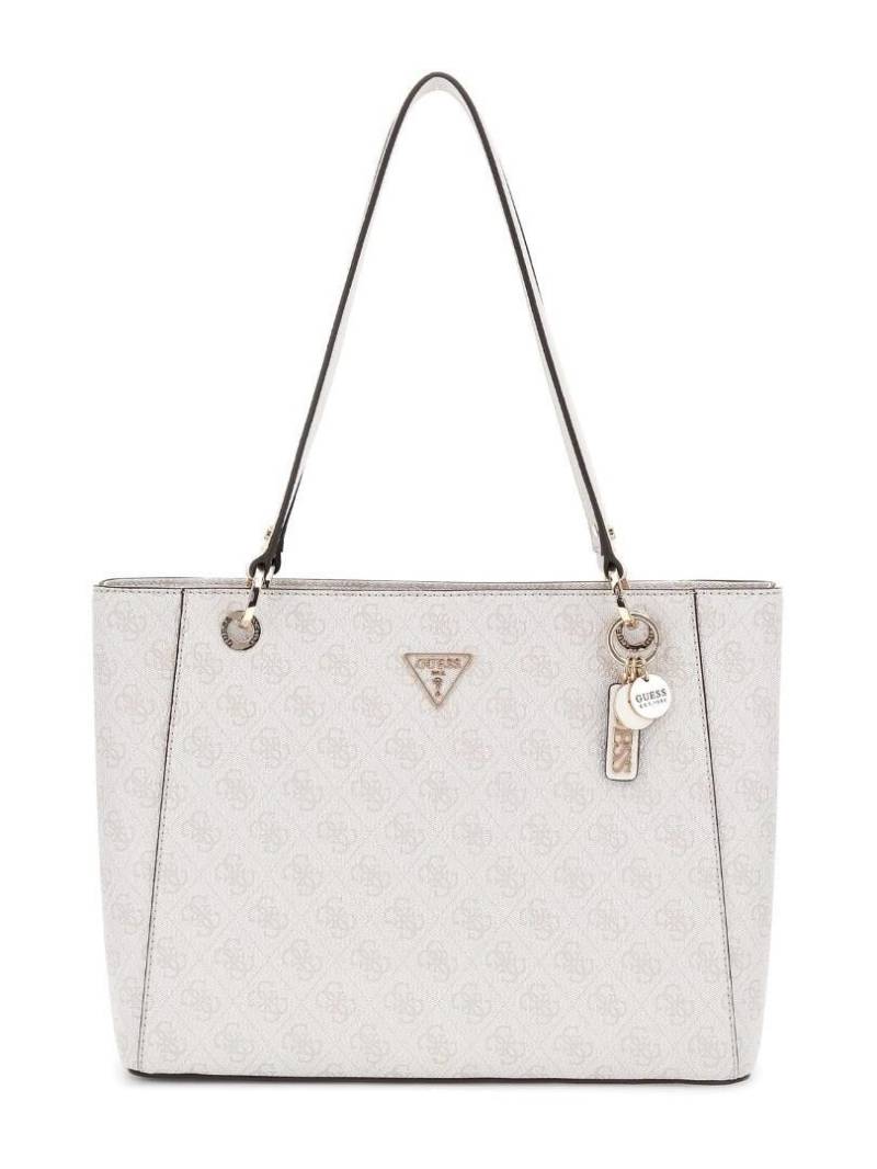 GUESS - Cityshopper Noelle Noel Tote Bone Logo Offwhite von GUESS
