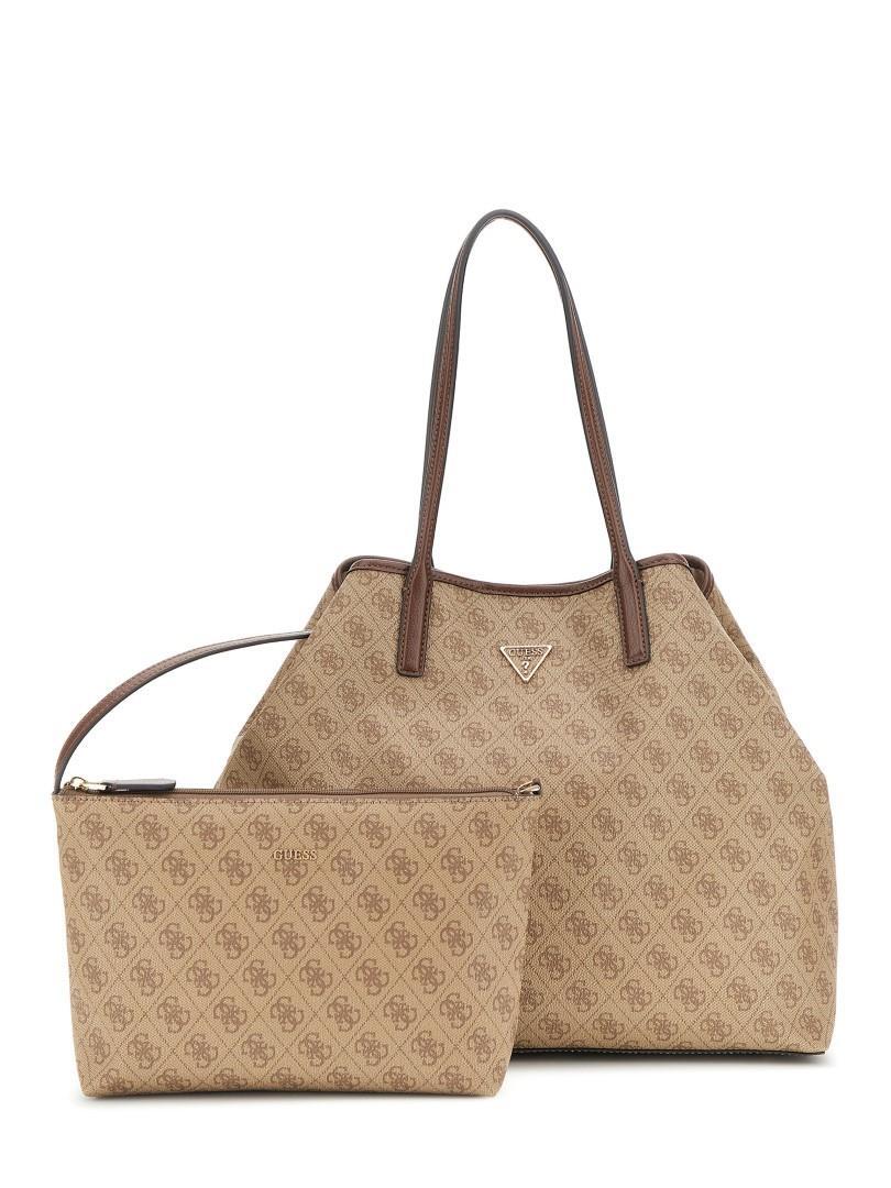GUESS - Cityshopper Victtoria Large 2 In 1 Tote Latte Logo-Brown Braun von GUESS