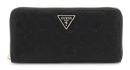 GUESS Cresidia SLG Zip Around Wallet L Black von GUESS