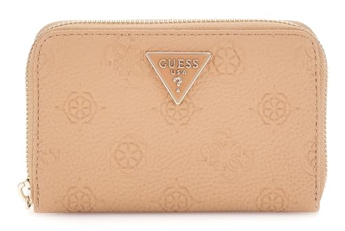 GUESS Cresidia SLG Zip Around Wallet M Beige von GUESS