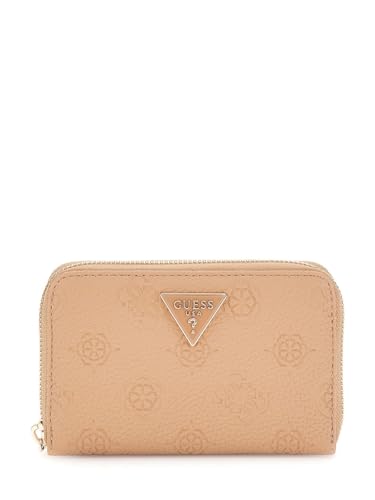GUESS Cresidia SLG Zip Around Wallet M Beige von GUESS