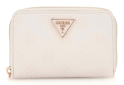 GUESS Cresidia SLG Zip Around Wallet M Creme White GUESS Cresidia SLG Zip Around Wallet M Creme White von GUESS
