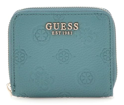 GUESS Cresidia SLG Zip Around Wallet S Teal von GUESS