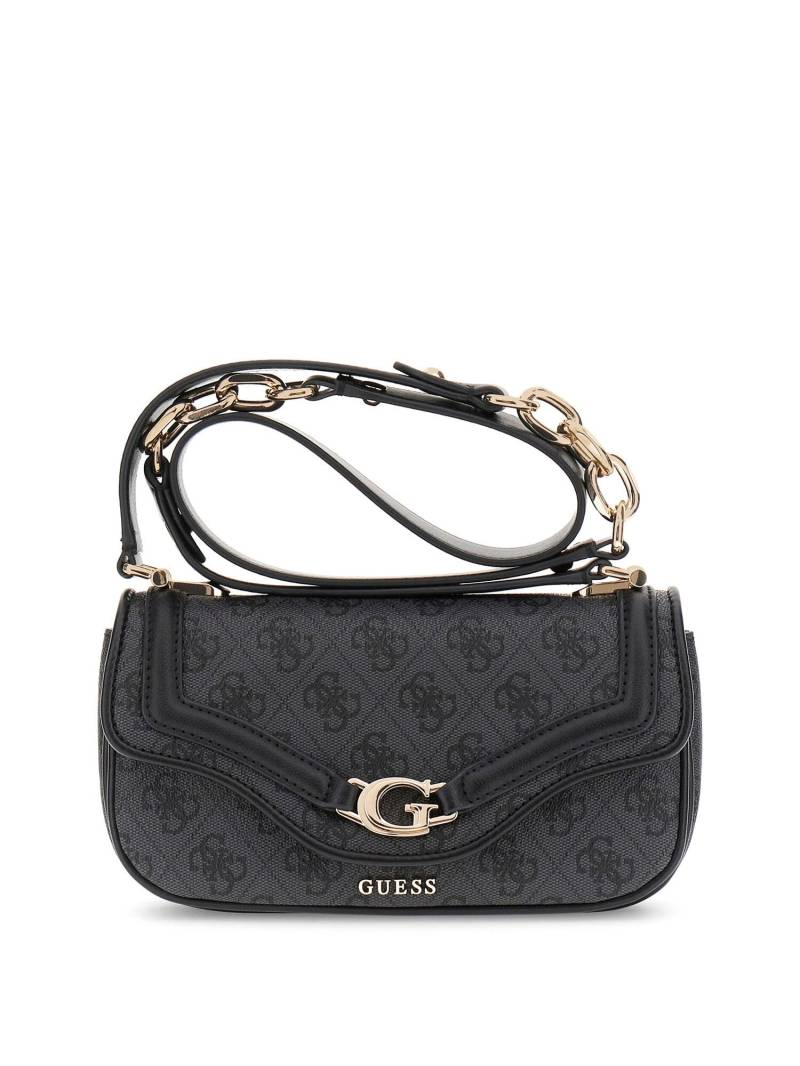 GUESS - DEA CROSSBODY FLAP clo / coal logo von GUESS