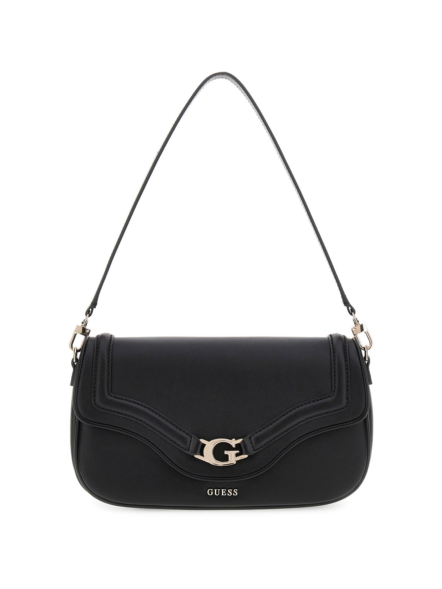 GUESS - DEA FLAP SHOULDER BAG bla / black von GUESS