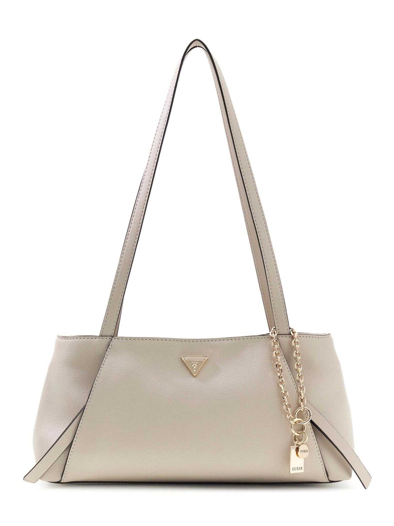 GUESS - DEVON SHOULDER SATCHEL LIGHT TAUPE von GUESS