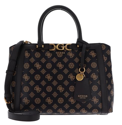 GUESS Dagan Triple Satchel Mocha Logo von GUESS