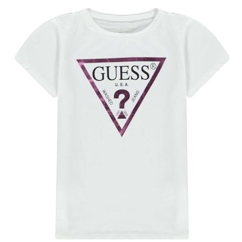 GUESS Damen, Mädchen Shirt weiß/schwarz/Beere 16 von GUESS