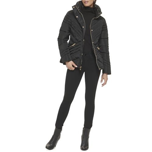 GUESS Damen 22qmp175 Übergangsjacke, Schwarz, S von GUESS