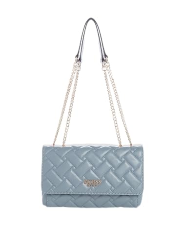 GUESS Damen Alanna Convertible, Crossbody Flap, Light Denim von GUESS