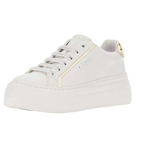 GUESS Damen Ameria Sneaker, Weißes Platin, 37 EU GUESS Damen Ameria Sneaker, Weißes Platin, 37 EU von GUESS