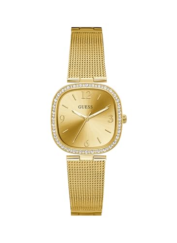 GUESS Damen Analog Quarz Uhr mit Edelstahl Armband GW0354L2 von GUESS