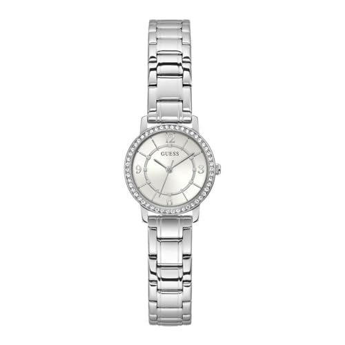 GUESS Damen Analog Quarz Uhr mit Edelstahl Armband GW0468L1 von GUESS