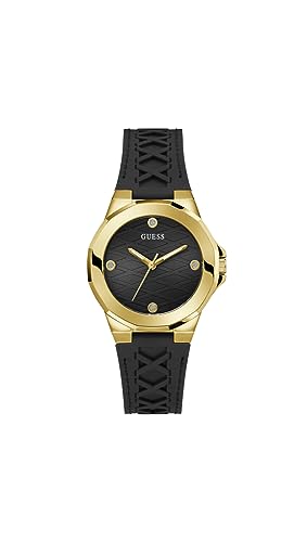 GUESS Damen Analog Quarz Uhr mit Edelstahl Armband GW0599L2 GUESS Damen Analog Quarz Uhr mit Edelstahl Armband GW0599L2 von GUESS
