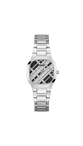 GUESS Damen Analog Quarz Uhr mit Edelstahl Armband GW0600L1 von GUESS