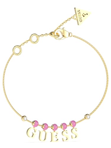 GUESS Damen-Armband Goldfarben/Rosa JUBB04224JWYGPK von GUESS