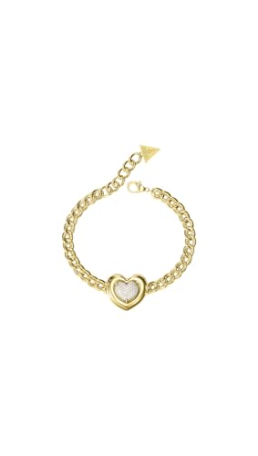 GUESS Damen-Armband Herz Pave Goldfarben S JUBB05456JWYGS GUESS Damen-Armband Herz Pave Goldfarben S JUBB05456JWYGS von GUESS