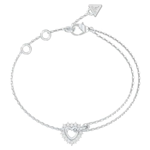 Guess Damen-Armband Infinity Herz Kristall S JUBB05534JWRHS von Guess