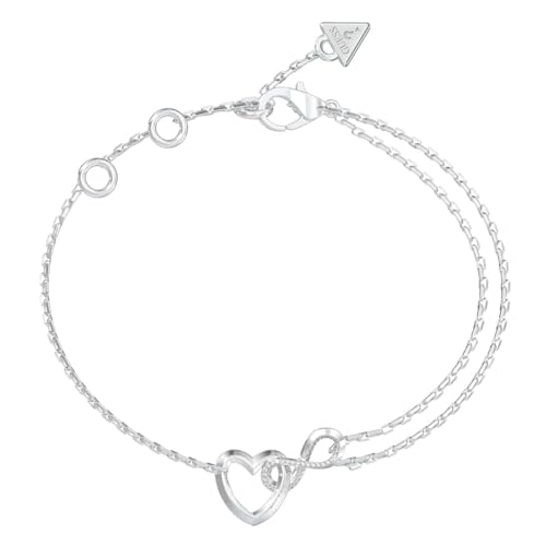 GUESS Damen-Armband Infinity Herz S JUBB05531JWRHS von GUESS