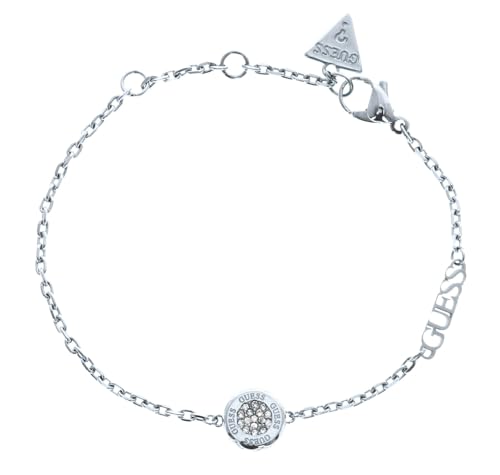 GUESS Damen-Armband Matelassé Coin Silberfarben JUBB04594JWRHS von GUESS