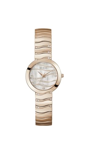 GUESS Damen-Armbanduhr, analog, weißes Zifferblatt, GW0871L3 GUESS Damen-Armbanduhr, analog, weißes Zifferblatt, GW0871L3 von GUESS