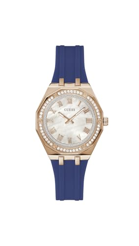 GUESS Damen-Armbanduhr, analog, weißes Zifferblatt, GW0872L3 von GUESS
