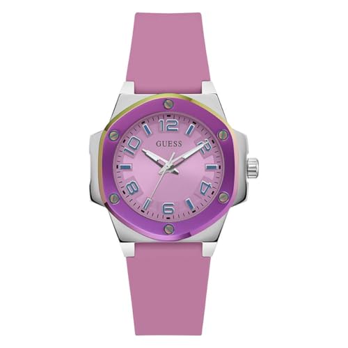 GUESS Damen Armbanduhr 38 mm Armband Silikon GW0556L1 von GUESS