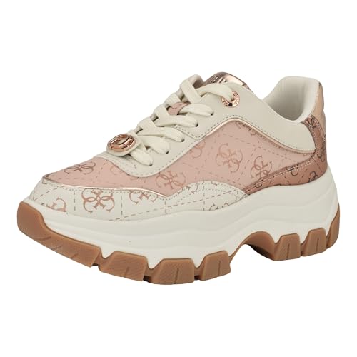 Guess Damen Berrett Sneaker, Hellrosa Logo Multi 680 Guess Damen Berrett Sneaker, Hellrosa Logo Multi 680 von GUESS