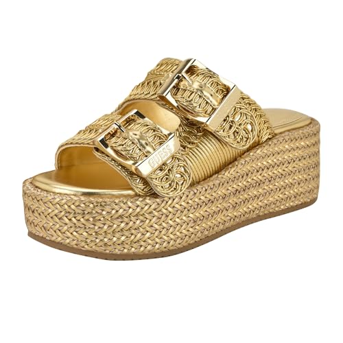 GUESS Damen Binks Sandale, Gold 710, 35 EU GUESS Damen Binks Sandale, Gold 710, 35 EU von GUESS