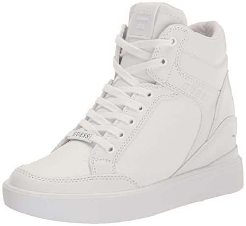 GUESS Damen Blairin Sneaker, Weißes Logo, 37.5 EU von GUESS