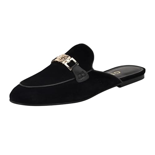 GUESS Damen Bommy Hausschuh, Schwarz 001, 38 EU GUESS Damen Bommy Hausschuh, Schwarz 001, 38 EU von GUESS