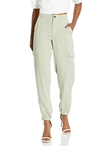 GUESS Damen Bowie Straight Leg Cargo Chino Hose, Light Matcha Multi, 28 GUESS Damen Bowie Straight Leg Cargo Chino Hose, Light Matcha Multi, 28 von GUESS