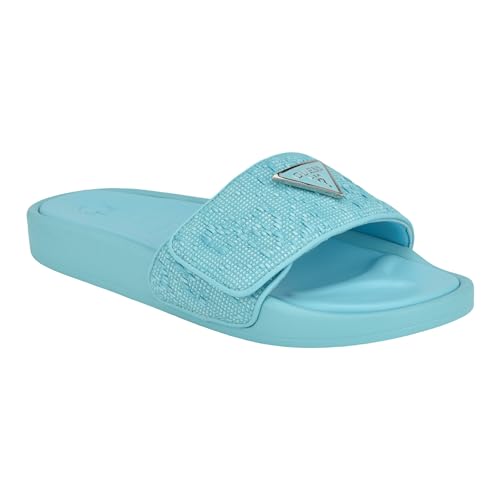 GUESS Damen Callena Sandale, Turqoise 330, 37.5 EU von GUESS