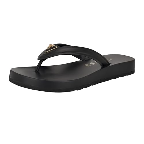 Guess Damen Candry Closeout Flipflop, Schwarz 001, 39.5 EU von GUESS