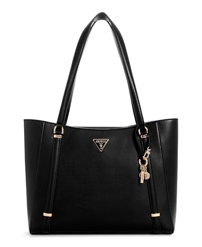 GUESS Damen Daryna Elite Tote Tragetasche, Schwarz von GUESS