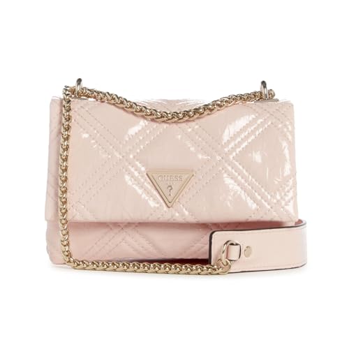 GUESS Damen Deesa Mini Convertible Flap, wandelbare Umhängetasche, Crossbody-Klappe, Blush von GUESS