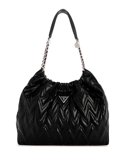 GUESS Damen EDA Large Hobo, Schwarz von GUESS