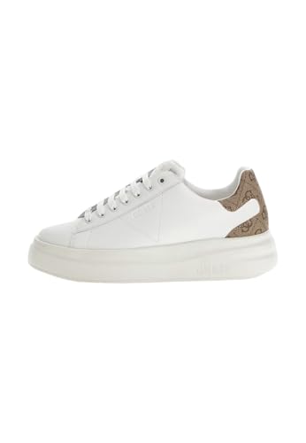 GUESS Damen Elbina Sneaker, Whbei, 41 EU von GUESS